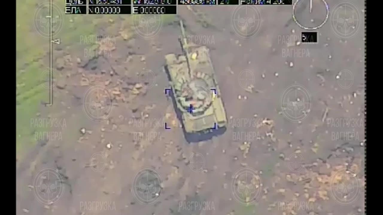 PMC Wagner destroys armored vehicles near Bakhmut.