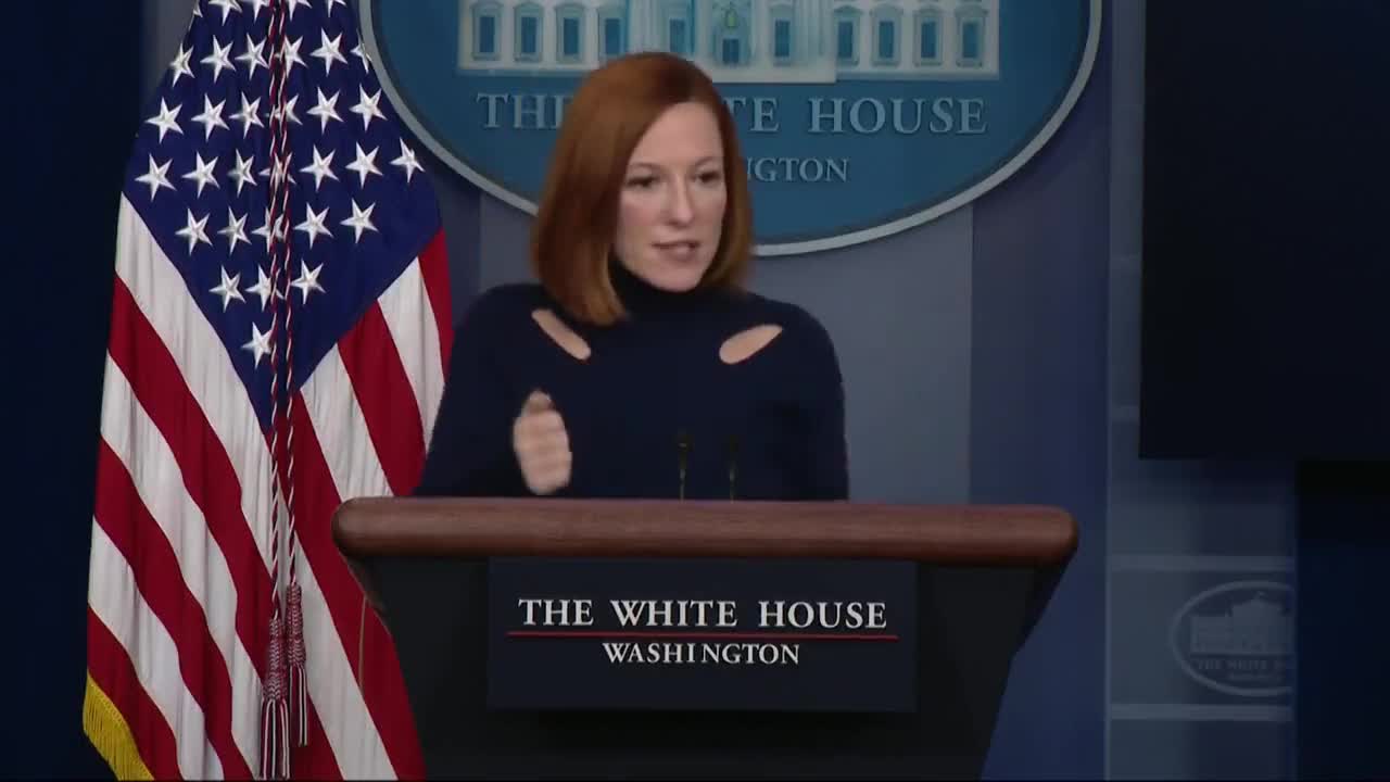Psaki Celebrates Schools FORCING Kids To FREEZE
