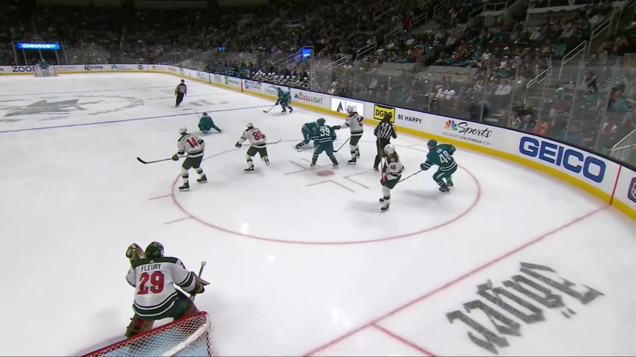 Wild - Sharks 311 NHL Highlights 2023