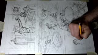 Art Timelapse: Pencil Art for Page 126