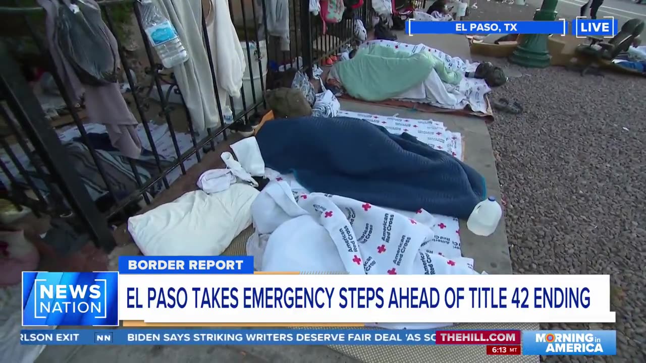 This morning, federal officials distributed brochures to immigrants at Sacred Heart Church