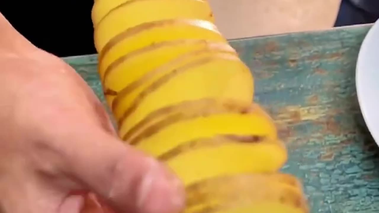 Making of Potato Twister on Stick