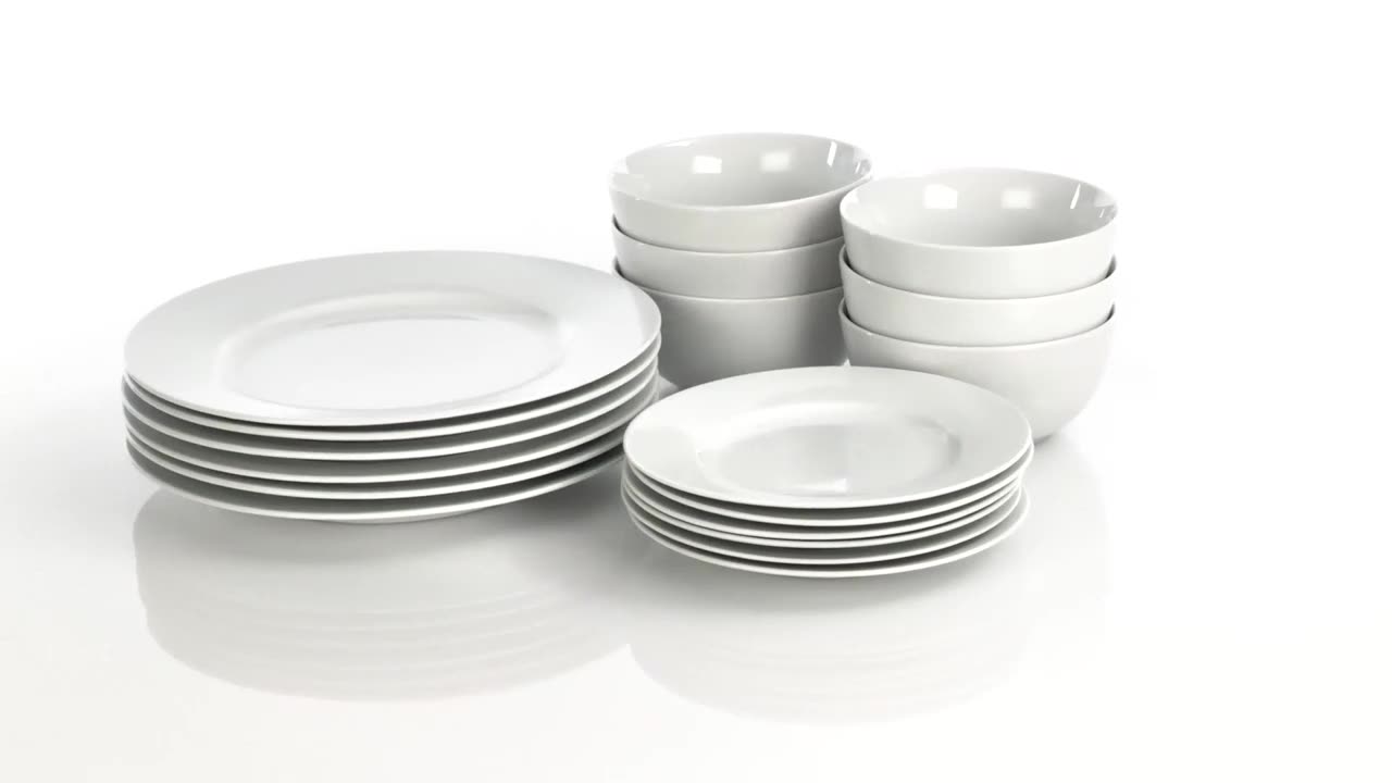 Amazon Basics 18 peice kitchen dinner ware .click on link to buy . Best deals beast selling.