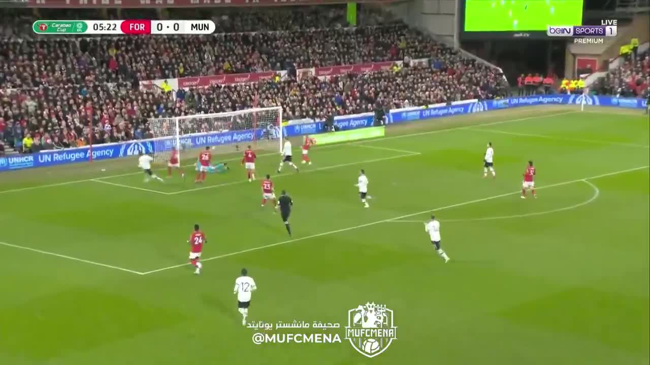 Marcus Rashford goal vs Nottingham Forest 0-1 (25.01.2023)