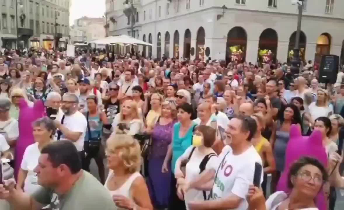 7-24-21: Massive Protests Against Vaccine Passports