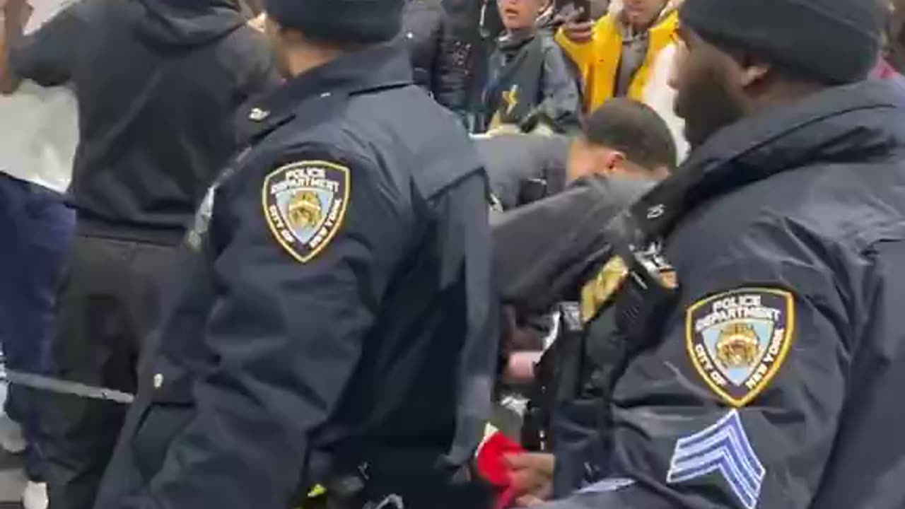 Clash erupts between law enforcement officers and illegal aliens at migrant shelter in New York City