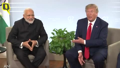 Pm Modi with trump funny