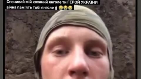 The last video of a Ukrainian soldier.