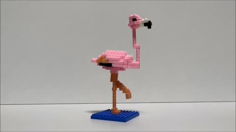 Mini Blocks Flamingo