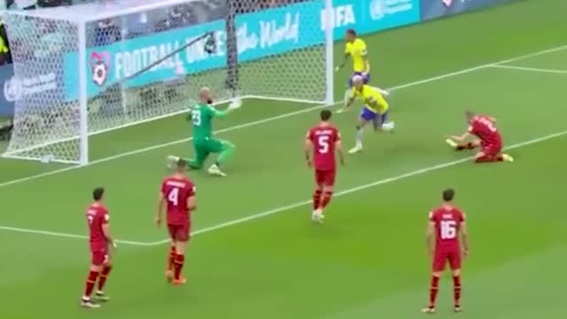 Richarlison scores Brazil's first goal of the 2022 World Cup! _ #ShortsFIFAWorldCup