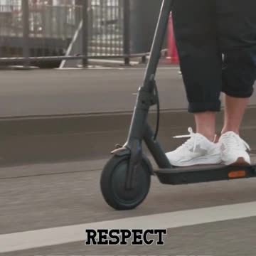 Respect pedestrians and yield to them on sidewalks.