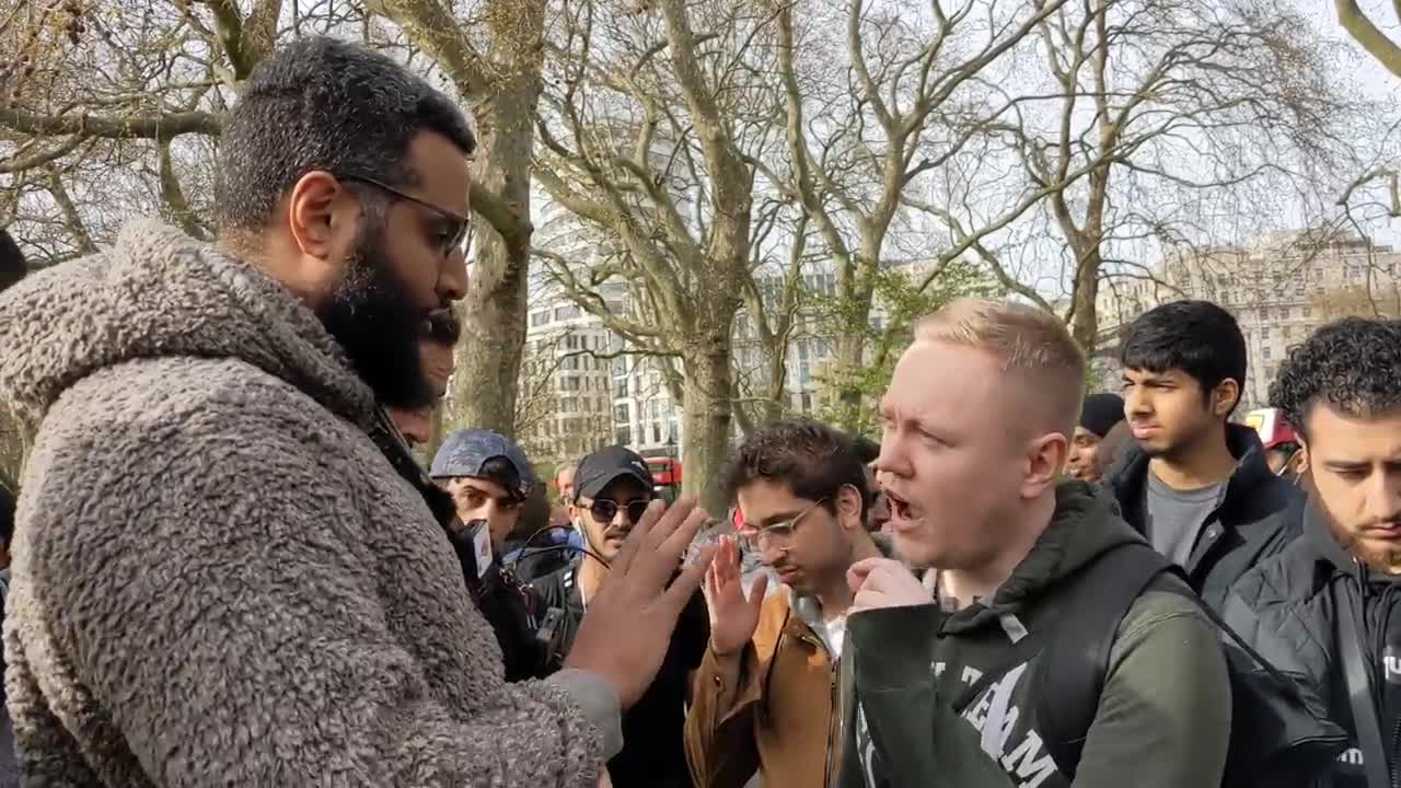 You got a problem_ Mohammed Hijab Vs Christians _ Speakers Corner _ Hyde Park