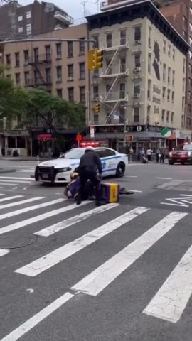 Cyclist Gets Pushed While Riding To Make Way For Joe Biden's Motorcade In Alarming New Clip
