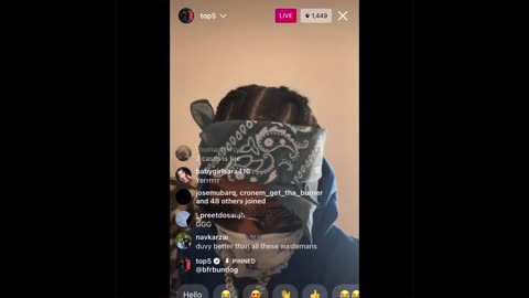 Top5 IG live wlatttboyz looking for duvy FLASHBACK