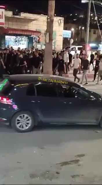 🇮🇱💥🇵🇸 People of Jenin in West Bank reacting to airstriking 500 dead in hospital in Gaza