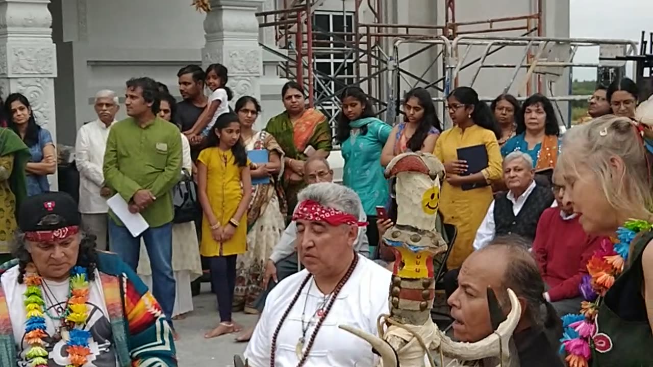 Hindu Temple Pow Wow