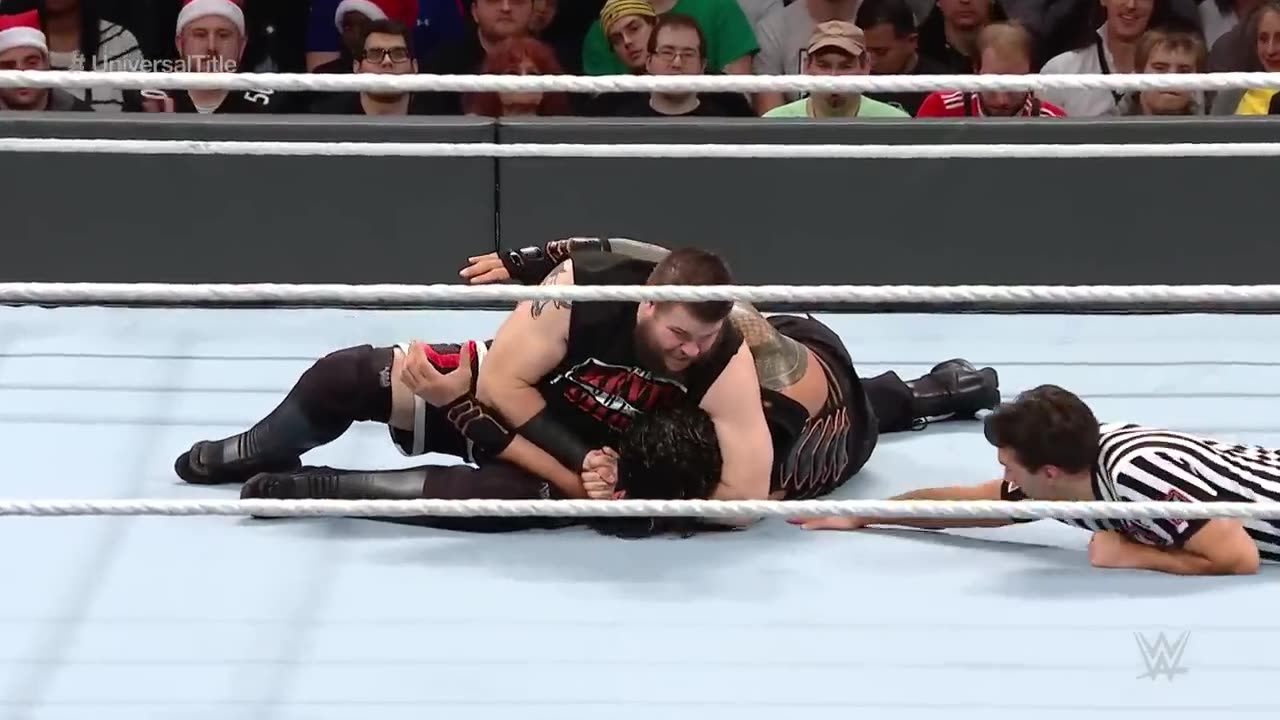 Full match - kevin owens vs. Roman Reigns_ Universal title match_Road lock End