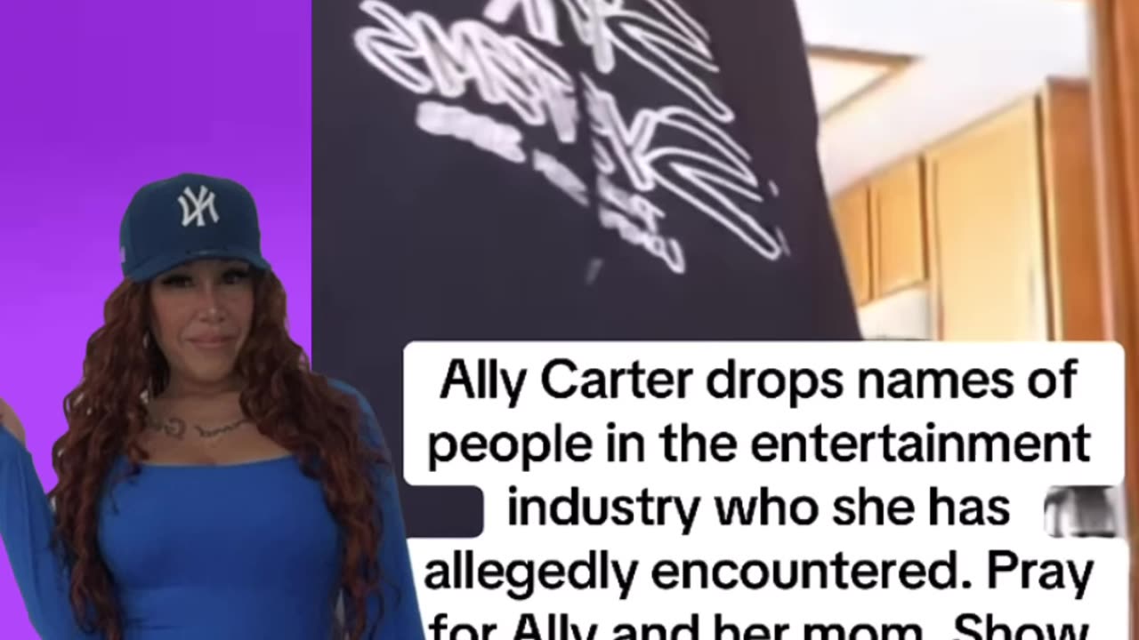 Trafficked Survivor, Ally Carter Drops a Few Names