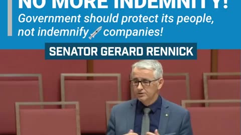 Gerard Rennick strikes back at the control of Big Pharma through hidden contracts.