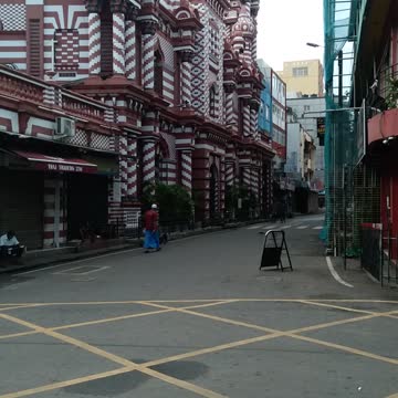 Red mosque Road side view