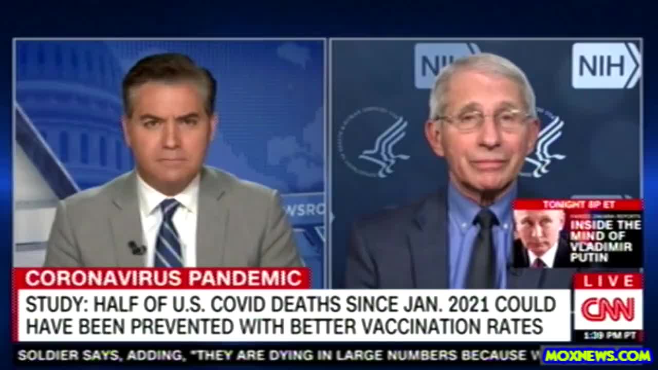 Fauci admits vaccines are killing people on CNN