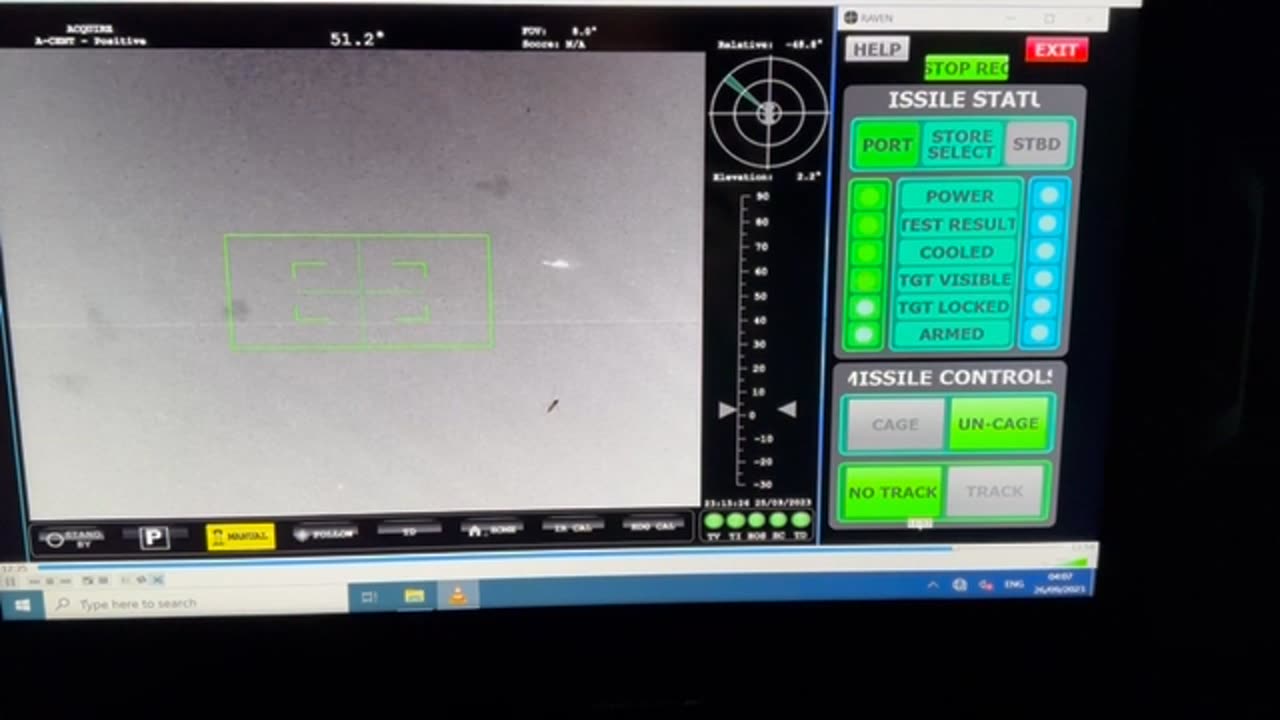 Shooting Down Drones from Inside Gepard Control Room
