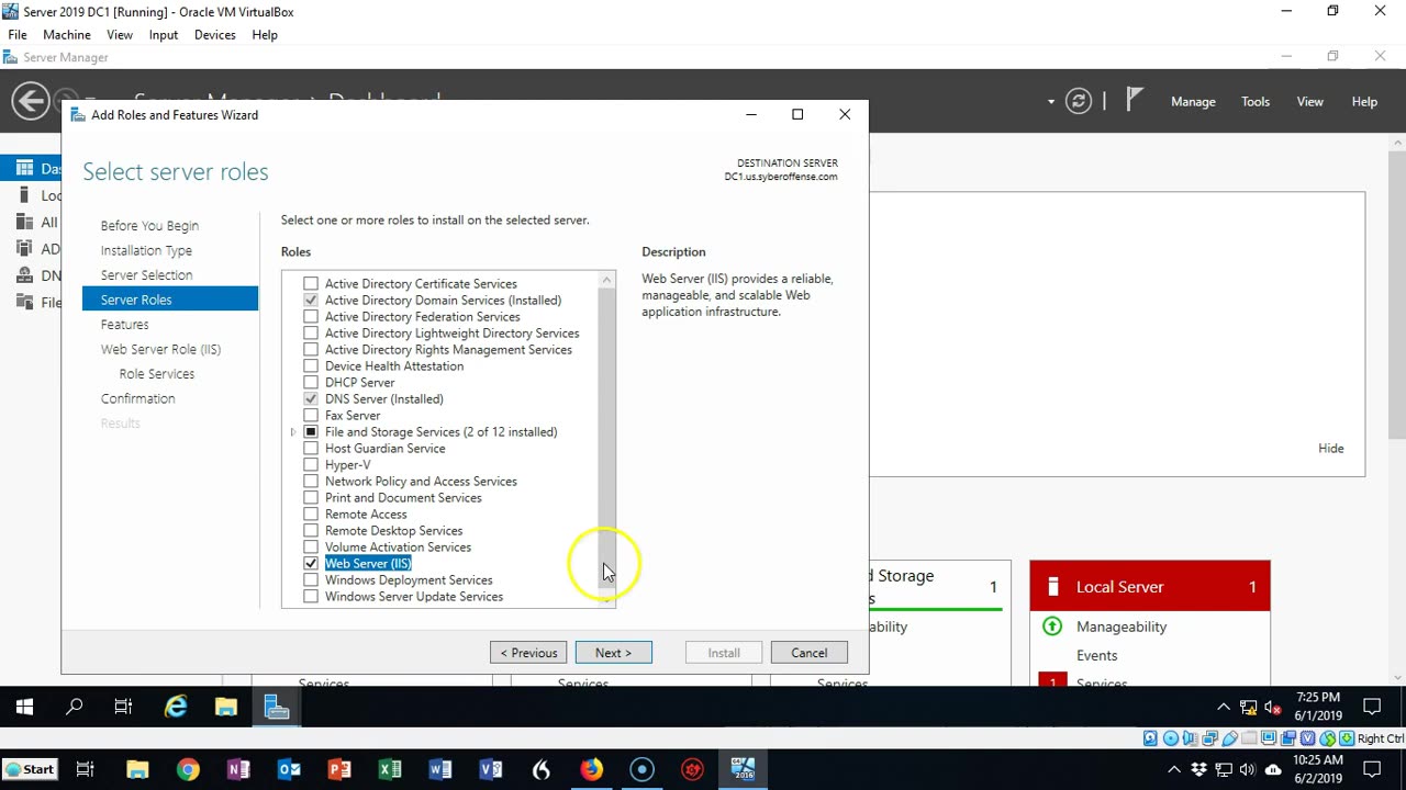 Basic website configuration using IIS in Windows Server 2019