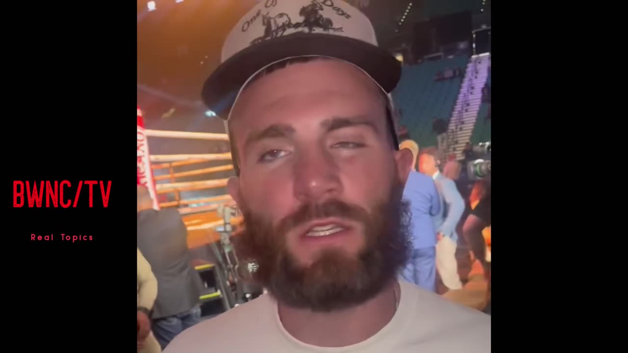 Caleb plant throws piss bottle at Ryan Garcia while leaving the tank Davis fight 😳