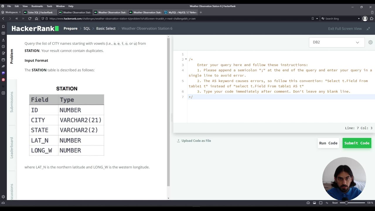 Weather Observation Station 6 | SQL Basic Select | HackerRank Solution