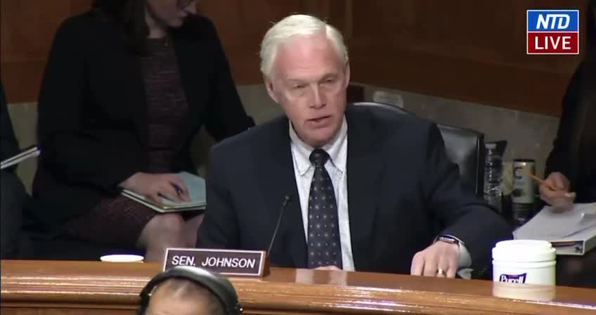 Ladies and Gentleman- Senator Ron Johnson grills Wray!