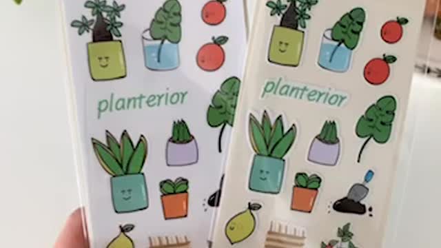 korean sticker plant