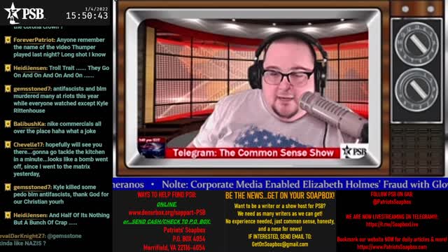 2022-01-04 15:00 EST - The Common Sense Show: with Derek & Janet