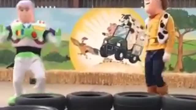 Buzz & Woody Mascot Dance