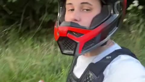 when you've been riding in the woods for too long and you start seeing shit