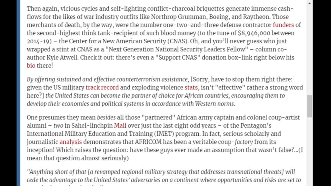 Conflicts of Interest #85 - Will Biden Join the New 'Scramble for Africa'? guest Maj. Danny Sjursen