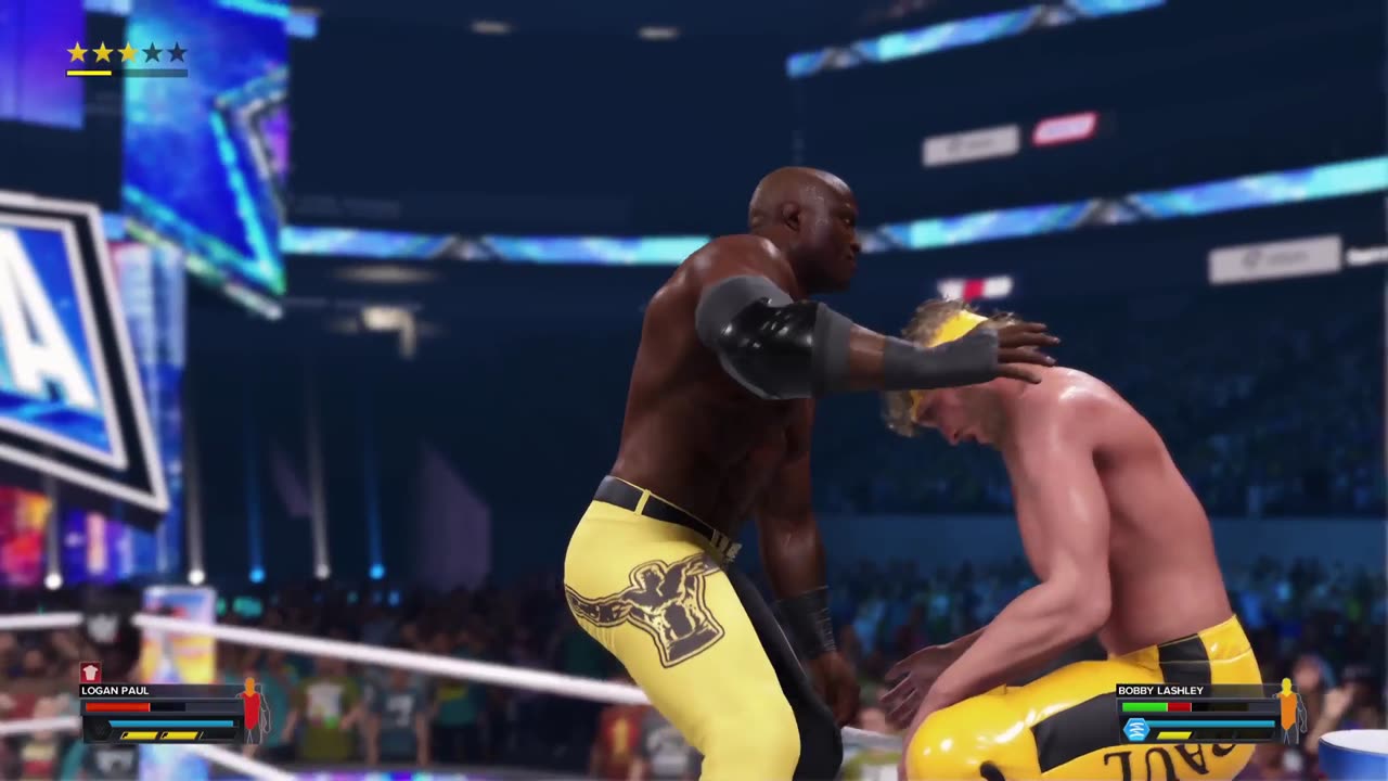 WWE 2K23: Logan Paul VS Bobby Lashley - Highlights