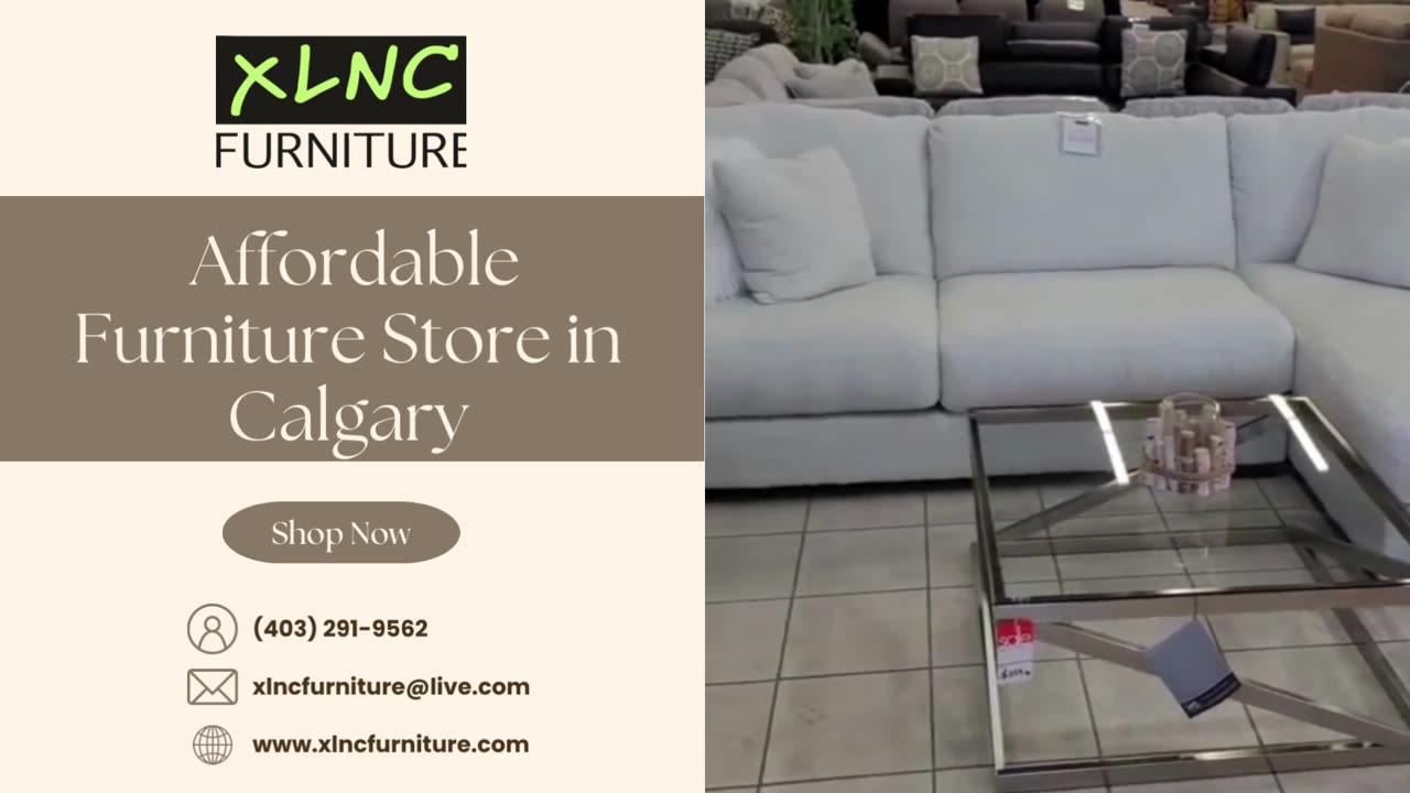 Affordable Furniture Store in Calgary - XLNC Furniture and Mattress