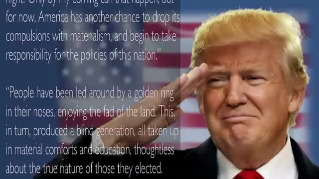 Donald Trump, the Truth... Thus says the Lord ❤️ Summary of Messages from Jesus