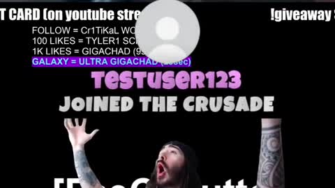 If you follow me on my LIVE
