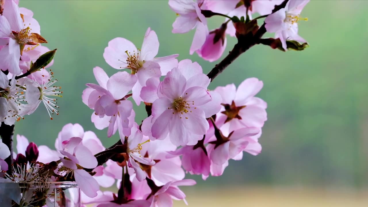 Pink cherry blossom