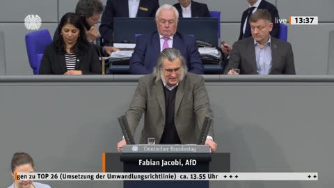 Fabian Jacobi Rede vom 20.01.2023 - Umsetzung der Umwandlungsrichtlinie