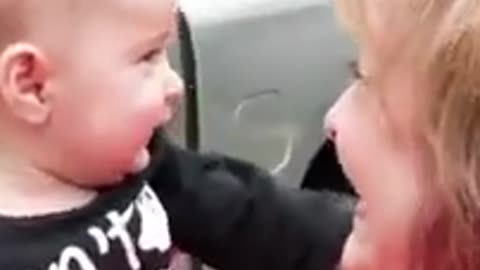 Funny Baby Videos playing # Short