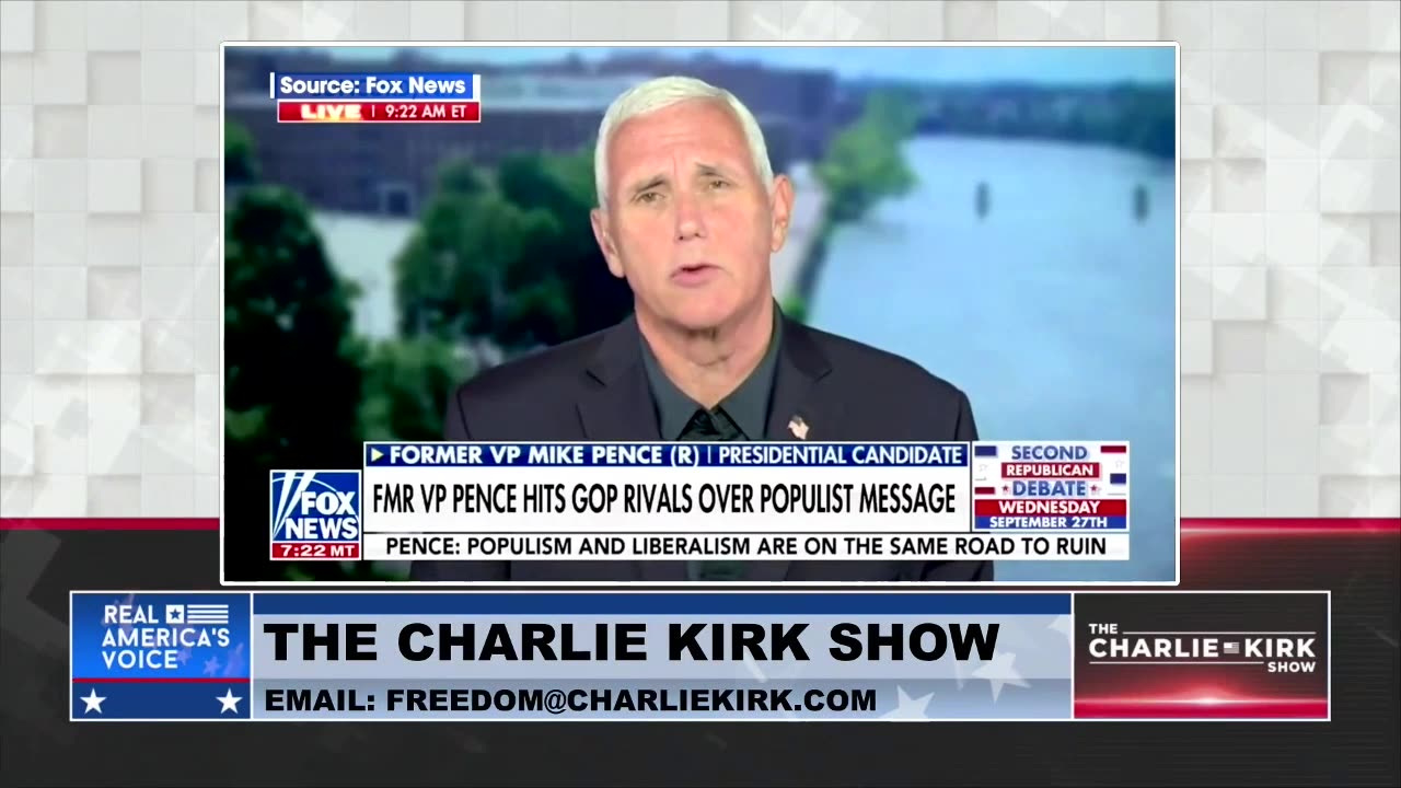 Charlie Kirk Calls Out Neocon Mike Pence for Disrespecting and Undermining President Trump