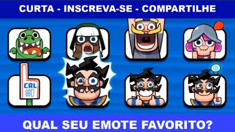 ALL EMOTES CLASH ROYALE PART 11