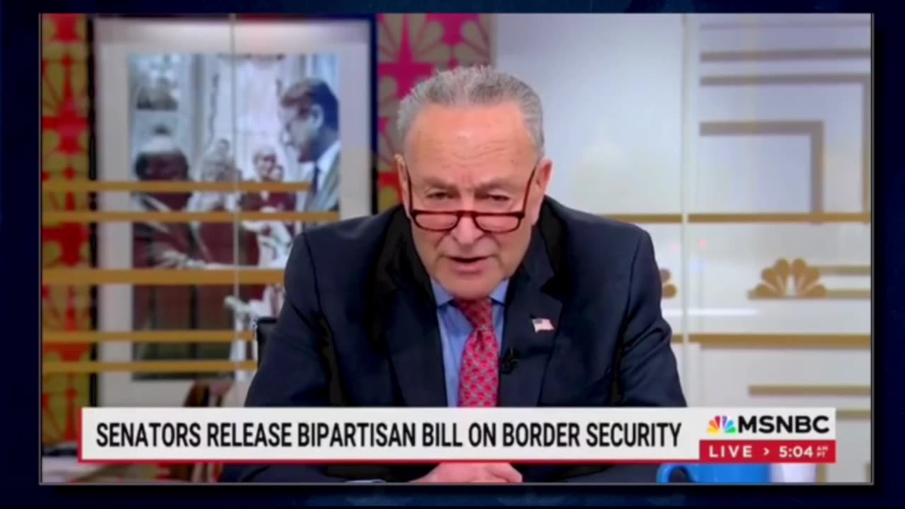 Schumer - Border Security Bill = UKRAINE!!!!