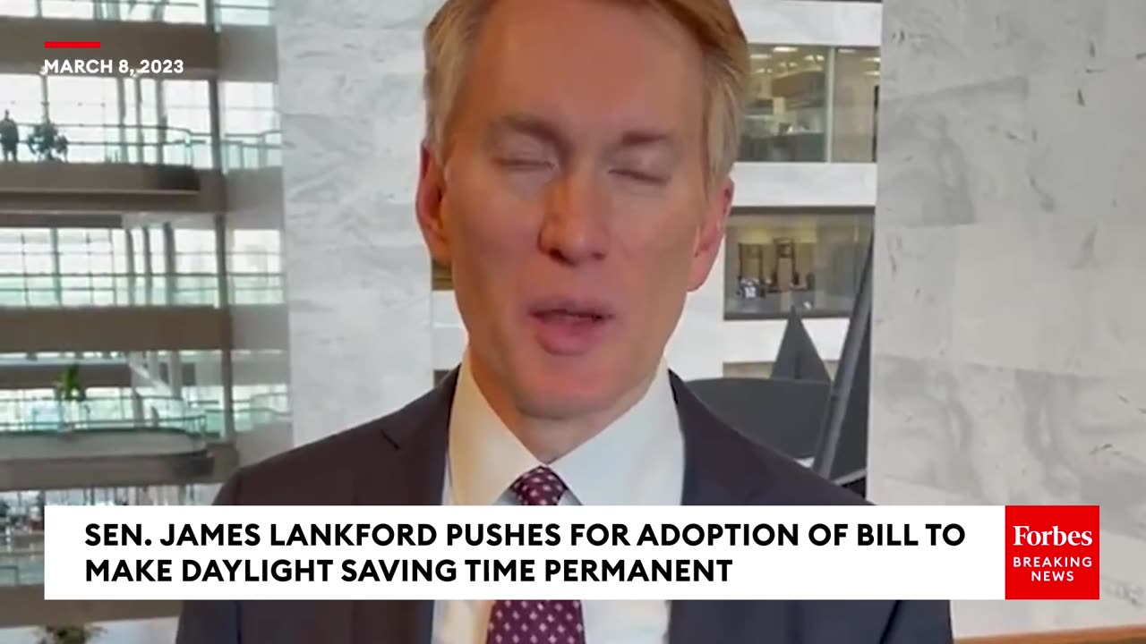 'We Can Do This'- James Lankford Pushes Bill To Make Daylight Saving Time Permanent