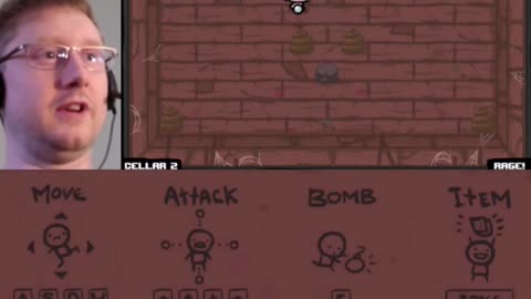 Searching For Tarot Cards In The Binding of Isaac Run 13, social clip 1.