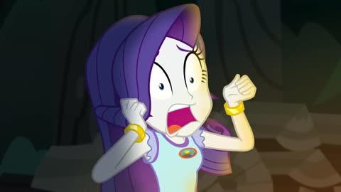 EQG4 Rarity Campfire Story Screamed English