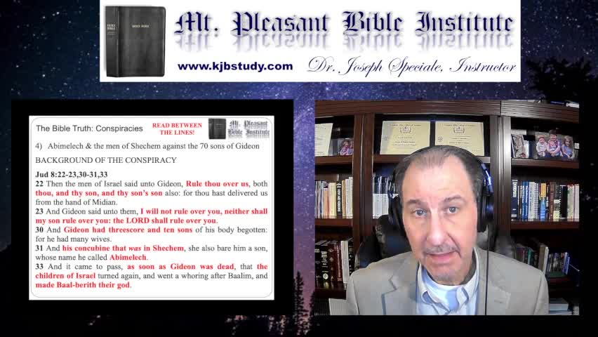 Tuesday Night Prophecy (04/26/22)- Abimelech & Shechem Against The 70 Sons Of Gideon (Pt.1)