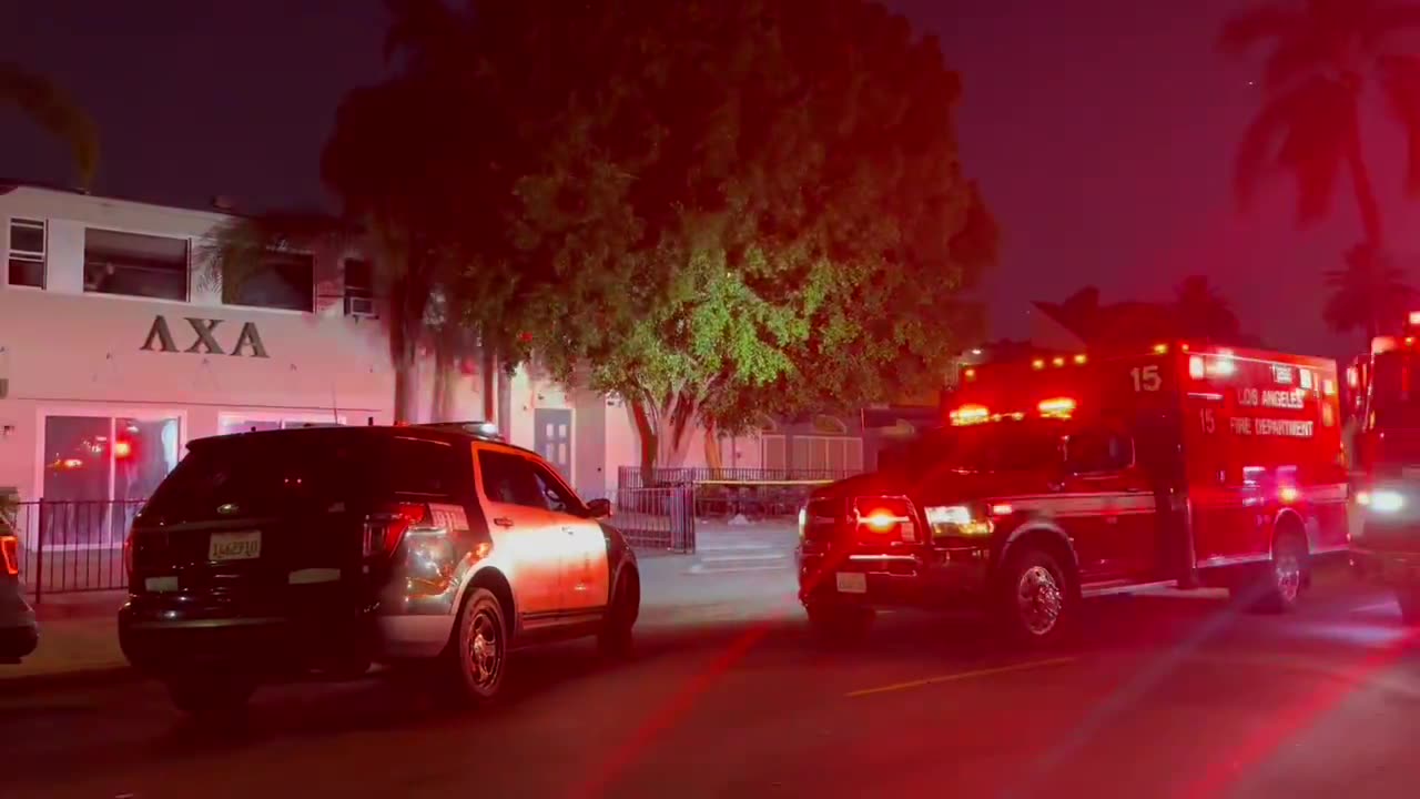 person was stabbed on USC’s Greek Row.